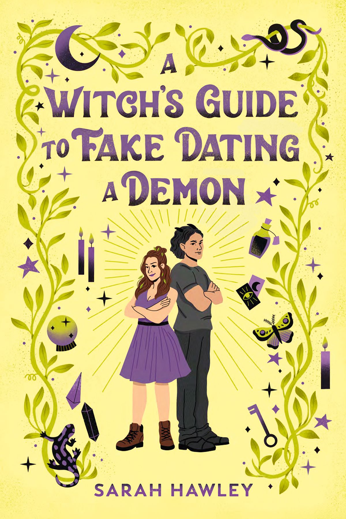 Cover of A Witch's Guide to Fake Dating a Demon 