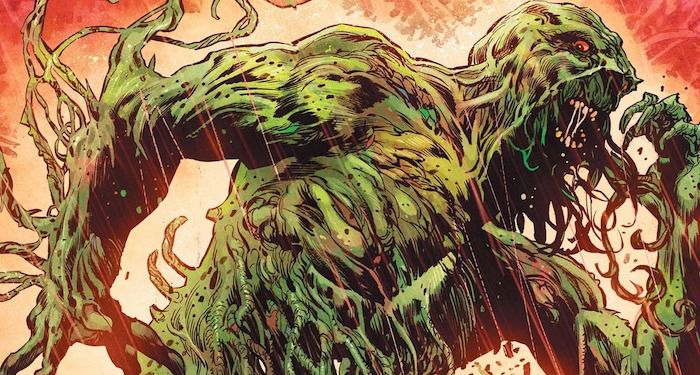 a panel of Swamp Thing